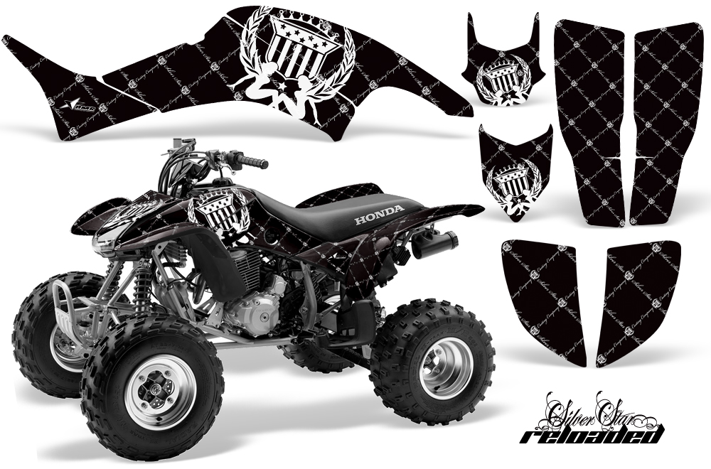 Honda TRX400EX Graphics Kit BLACK Reloaded JPG